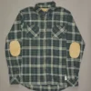 Just Another Fisherman FLANAGAN FLANNEL SHIRT - GREEN/NATURAL