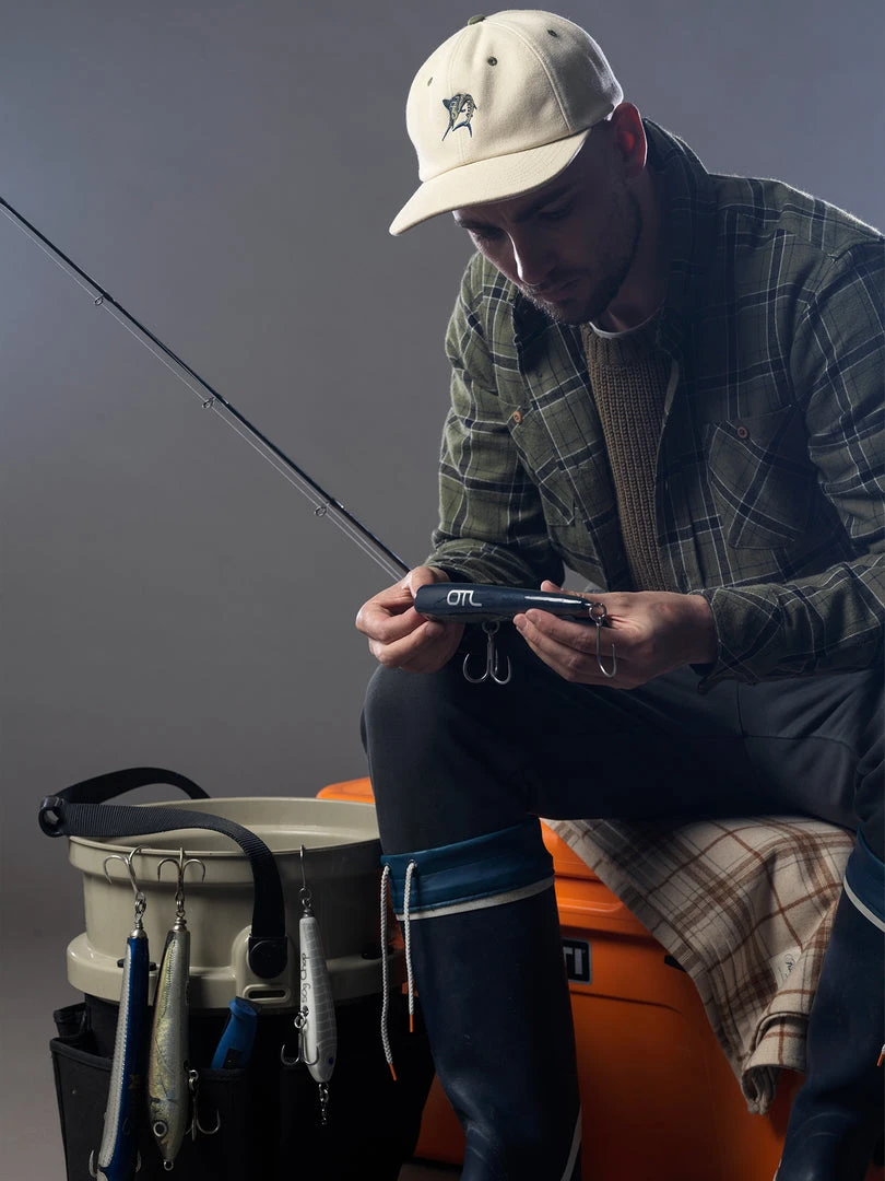 Just Another Fisherman Apparel FLANAGAN FLANNEL SHIRT - MILITARY OLIVE/BLACK CHECK 4 Just Another Fisherman Apparel FLANAGAN FLANNEL SHIRT - MILITARY OLIVE/BLACK CHECK