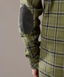 Just Another Fisherman Apparel FLANAGAN FLANNEL SHIRT - MILITARY OLIVE/BLACK CHECK 17 Just Another Fisherman Apparel FLANAGAN FLANNEL SHIRT - MILITARY OLIVE/BLACK CHECK