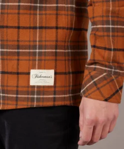 Just Another Fisherman FLANAGAN FLANNEL SHIRT - RUST/BROWN CHECK 17 Just Another Fisherman FLANAGAN FLANNEL SHIRT - RUST/BROWN CHECK