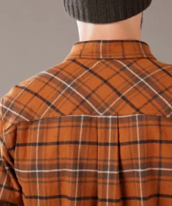 Just Another Fisherman FLANAGAN FLANNEL SHIRT - RUST/BROWN CHECK 18 Just Another Fisherman FLANAGAN FLANNEL SHIRT - RUST/BROWN CHECK