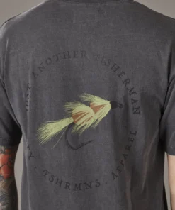 Just Another Fisherman Apparel FLY TEE - AGED BLACK