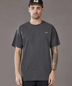 Just Another Fisherman Apparel FLY TEE - AGED BLACK