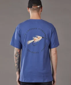 Just Another Fisherman Apparel FLY TEE - DEEP BLUE