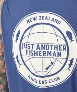 Just Another Fisherman Apparel GLOBAL ANGLER TANK - DEEP BLUE