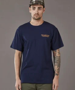 Just Another Fisherman GLOBAL ANGLER TEE - NAVY Apparel
