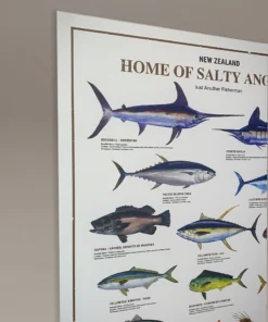 Just Another Fisherman HOME OF THE SALTY ANGLERS PRINT Apparel