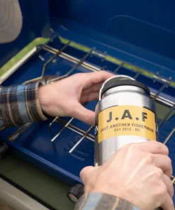 Just Another Fisherman J.A.F STICKER - ORANGE Apparel