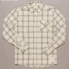 Just Another Fisherman JACK MAC SHIRT - SAND/BLUE/BROWN CHECK Apparel 2 Just Another Fisherman JACK MAC SHIRT - SAND/BLUE/BROWN CHECK Apparel