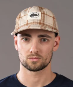Just Another Fisherman LANDING CHECK CAP - LIGHT/DARK BROWN CHECK 8 Just Another Fisherman LANDING CHECK CAP - LIGHT/DARK BROWN CHECK
