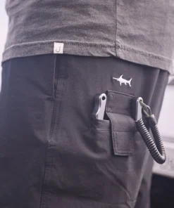 Just Another Fisherman Apparel CREWMAN SHORTS - BLACK