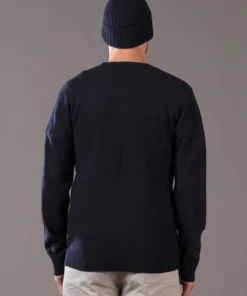 Just Another Fisherman MERINO SEA CREW - NAUTICAL BLACK 9 Just Another Fisherman MERINO SEA CREW - NAUTICAL BLACK