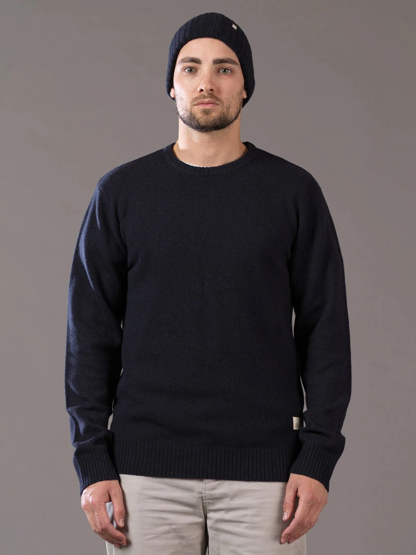 Just Another Fisherman MERINO SEA CREW - NAUTICAL BLACK 4 Just Another Fisherman MERINO SEA CREW - NAUTICAL BLACK