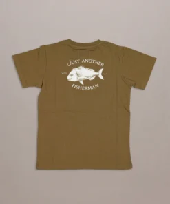 Just Another Fisherman MINI SNAPPER LOGO TEE - MILITARY OLIVE Apparel