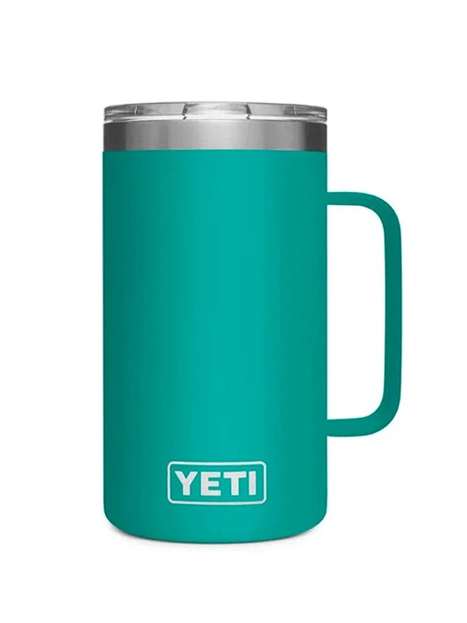 Drinkware & Coffee YETI RAMBLER 24 OZ MUG - AQUIFER BLUE 3 Drinkware & Coffee YETI RAMBLER 24 OZ MUG - AQUIFER BLUE