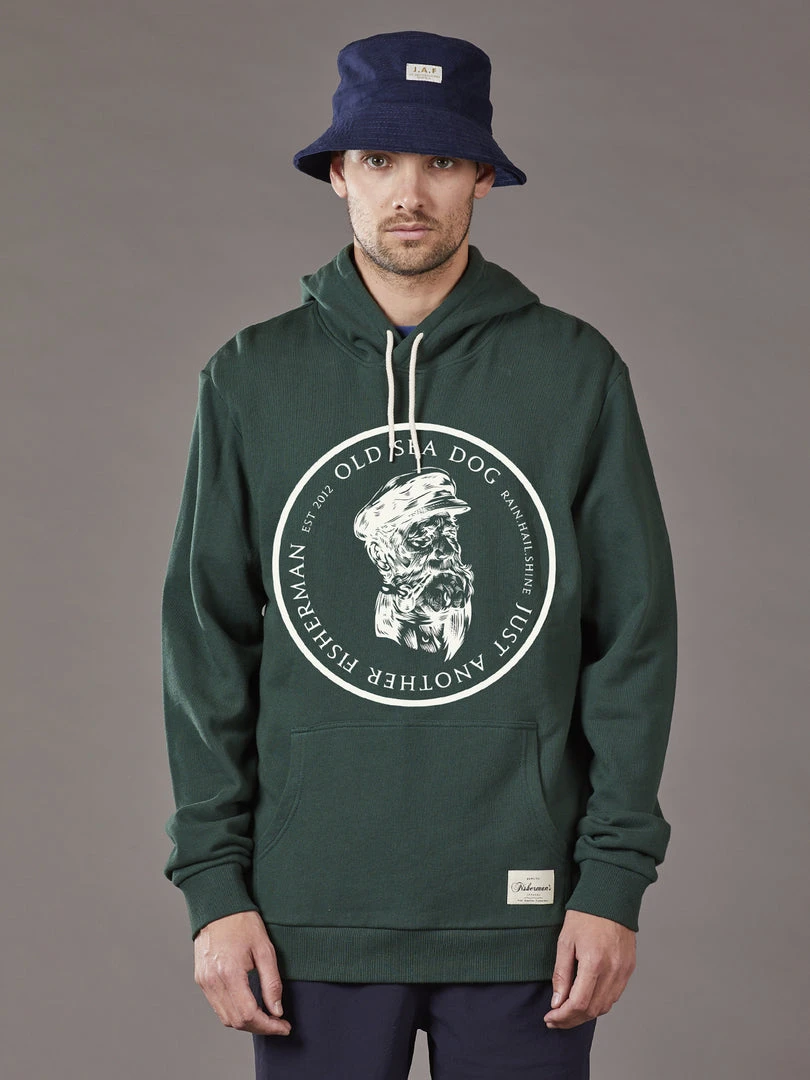 Just Another Fisherman OLD SEA DOG HOOD - PINE Apparel 4 Just Another Fisherman OLD SEA DOG HOOD - PINE Apparel