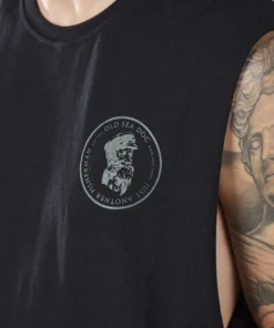 Just Another Fisherman OLD SEA DOG TANK - BLACK Apparel