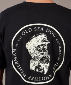 Just Another Fisherman Apparel OLD SEA DOG TEE - BLACK/VANILLA 13 Just Another Fisherman Apparel OLD SEA DOG TEE - BLACK/VANILLA