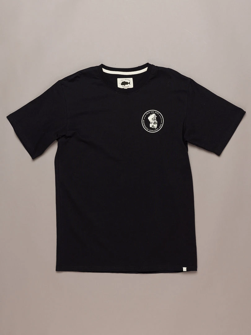 Just Another Fisherman Apparel OLD SEA DOG TEE - BLACK/VANILLA 3 Just Another Fisherman Apparel OLD SEA DOG TEE - BLACK/VANILLA