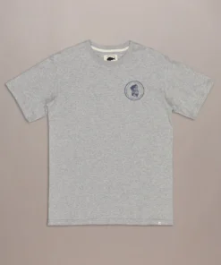 Just Another Fisherman OLD SEA DOG TEE - GREY MARLE/NAVY