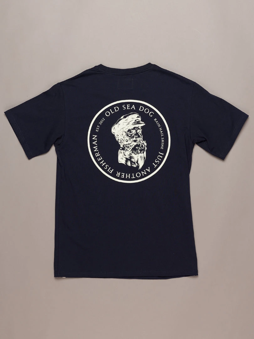 Just Another Fisherman OLD SEA DOG TEE - NAVY/VANILLA Apparel 6 Just Another Fisherman OLD SEA DOG TEE - NAVY/VANILLA Apparel