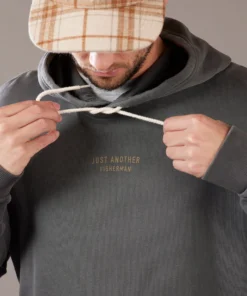 Just Another Fisherman OUTFITTER HOOD - AGED BLACK Apparel