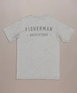 Just Another Fisherman Apparel OUTFITTERS TEE - GREY MARLE 14 Just Another Fisherman Apparel OUTFITTERS TEE - GREY MARLE