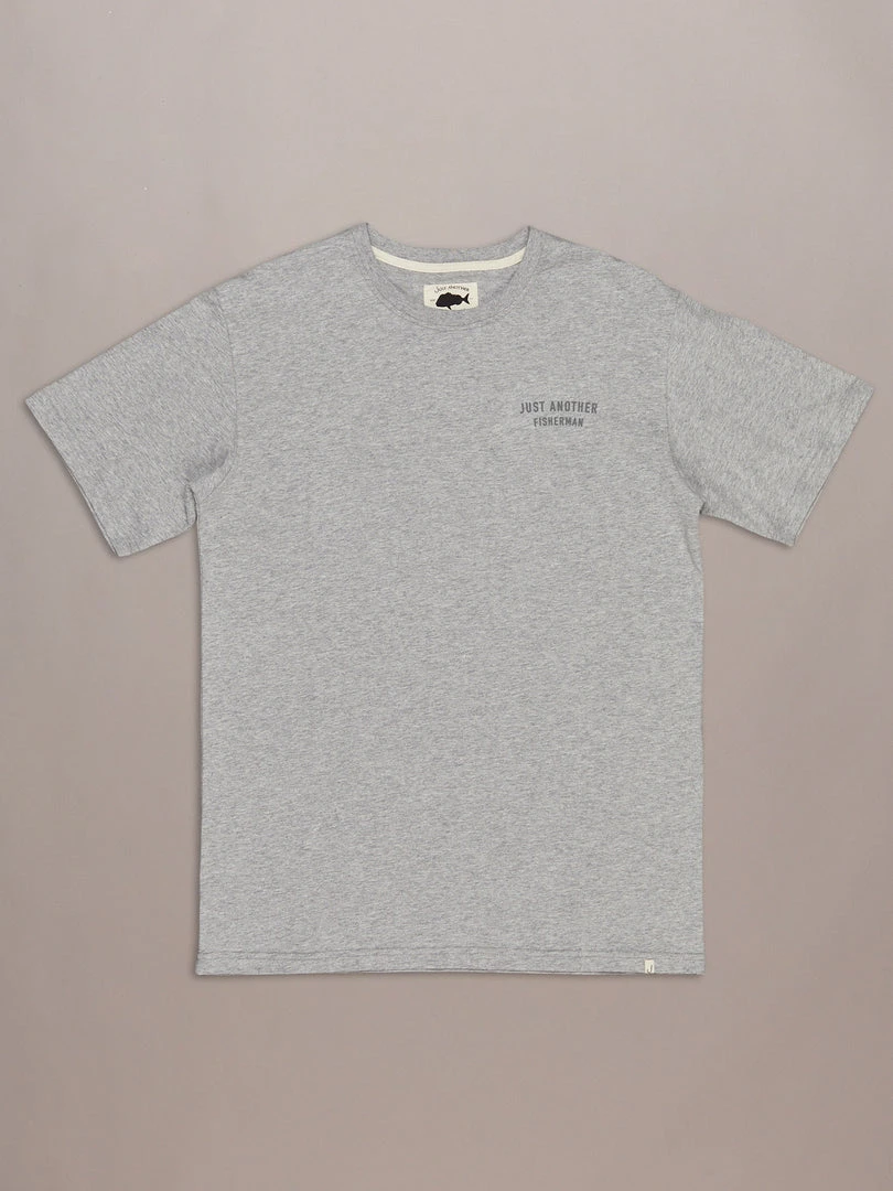 Just Another Fisherman Apparel OUTFITTERS TEE - GREY MARLE 3 Just Another Fisherman Apparel OUTFITTERS TEE - GREY MARLE