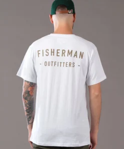 Just Another Fisherman OUTFITTERS TEE - WHITE