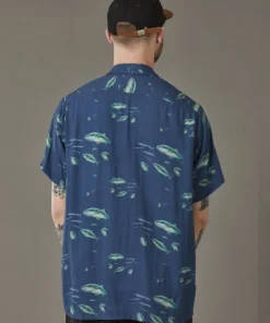 Just Another Fisherman Apparel PACK ATTACK SS SHIRT - NAVY