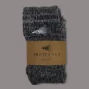 PRETTY FLY MERINO SOCK - GREY MARLE Accessories 1 PRETTY FLY MERINO SOCK - GREY MARLE Accessories
