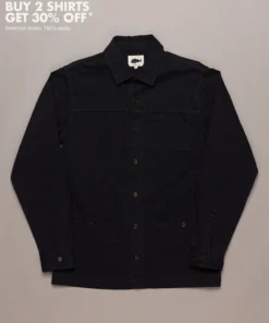 Just Another Fisherman RIGGER SHACKET - BLACK Apparel