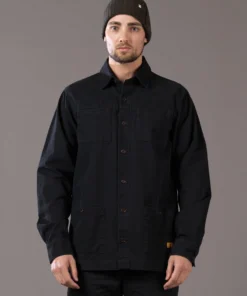 Just Another Fisherman RIGGER SHACKET - BLACK Apparel