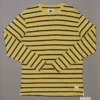 Just Another Fisherman RE-ISSUE ROUGH SEA LS TEE - WASHED YELLOW/BLACK