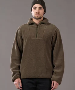 Just Another Fisherman Apparel RUG UP ZIP - MILITARY OLIVE