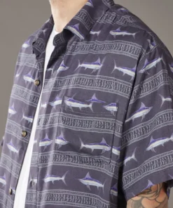 Just Another Fisherman RUSTIC SWORD SS SHIRT - BLACK