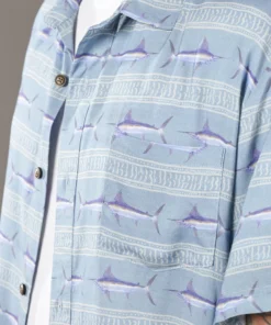 Just Another Fisherman RUSTIC SWORD SS SHIRT - BLUE Apparel