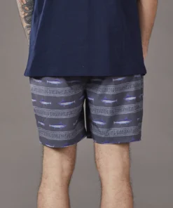 Just Another Fisherman RUSTIC SWORD SHORTS - BLACK Apparel