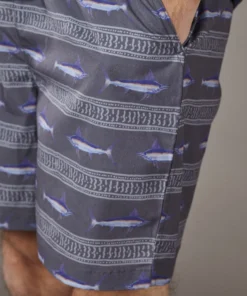 Just Another Fisherman RUSTIC SWORD SHORTS - BLACK Apparel