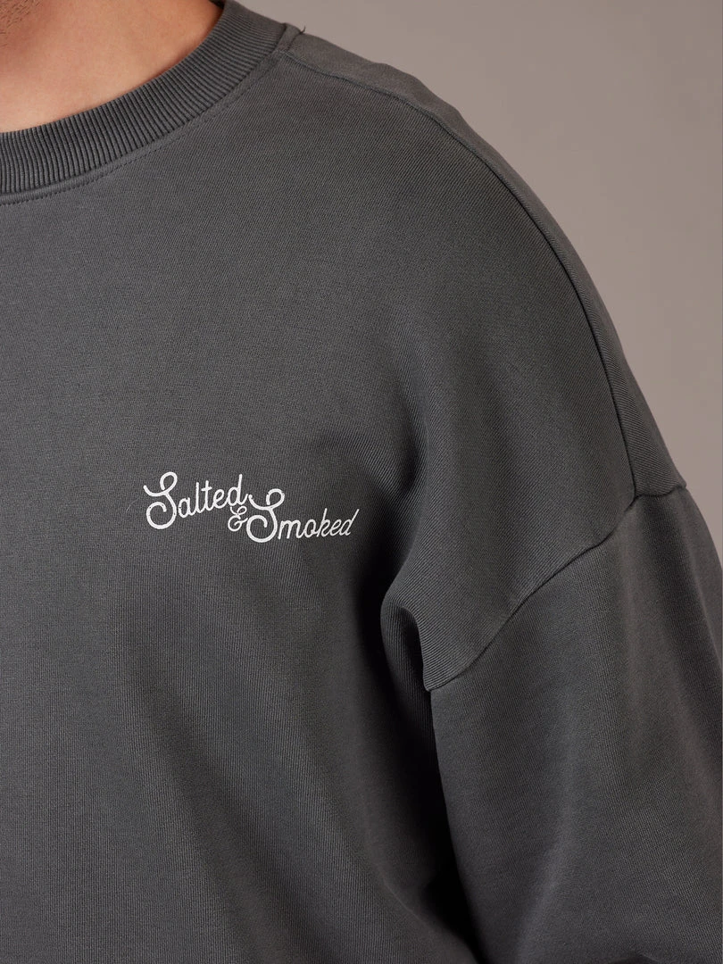 Just Another Fisherman Apparel SALTED CREW - AGED BLACK 4 Just Another Fisherman Apparel SALTED CREW - AGED BLACK