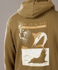 Just Another Fisherman SALTY ANGLER HOOD - MILITARY OLIVE 15 Just Another Fisherman SALTY ANGLER HOOD - MILITARY OLIVE