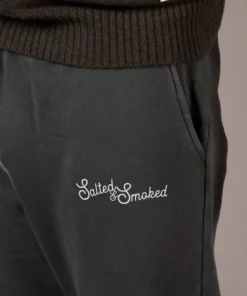 Just Another Fisherman SMOKED TRACKPANTS - AGED BLACK Apparel
