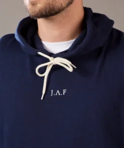 Just Another Fisherman Apparel SNAPPER LOGO HOOD - NAVY 13 Just Another Fisherman Apparel SNAPPER LOGO HOOD - NAVY