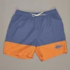 Just Another Fisherman Apparel SNAPPER LOGO SHORTS - BLUE/ORANGE