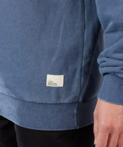 Just Another Fisherman SNAPPER STAMP CREW - OVERDYED MIDNIGHT NAVY Apparel