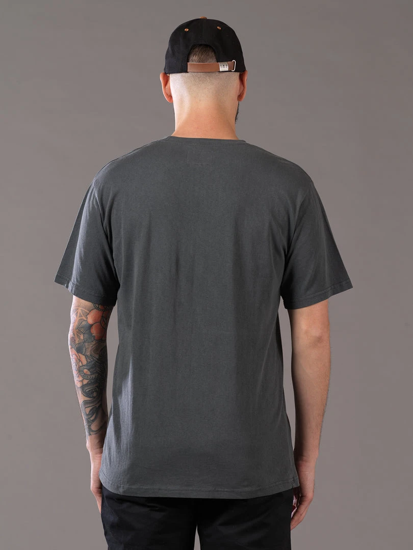 Just Another Fisherman SNAPPER STAMP TEE - AGED BLACK 6 Just Another Fisherman SNAPPER STAMP TEE - AGED BLACK