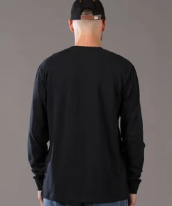 Just Another Fisherman STAMP LS TEE - BLACK Apparel 9 Just Another Fisherman STAMP LS TEE - BLACK Apparel