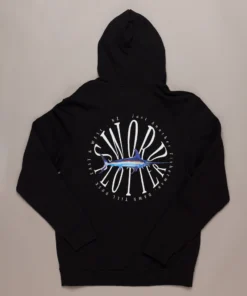 Just Another Fisherman Apparel SWORD PLOTTER HOOD - BLACK
