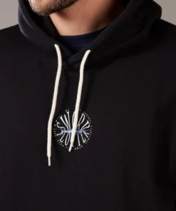 Just Another Fisherman Apparel SWORD PLOTTER HOOD - BLACK