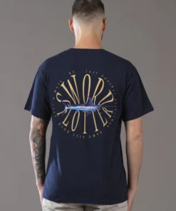 Just Another Fisherman SWORD PLOTTER TEE - NAVY